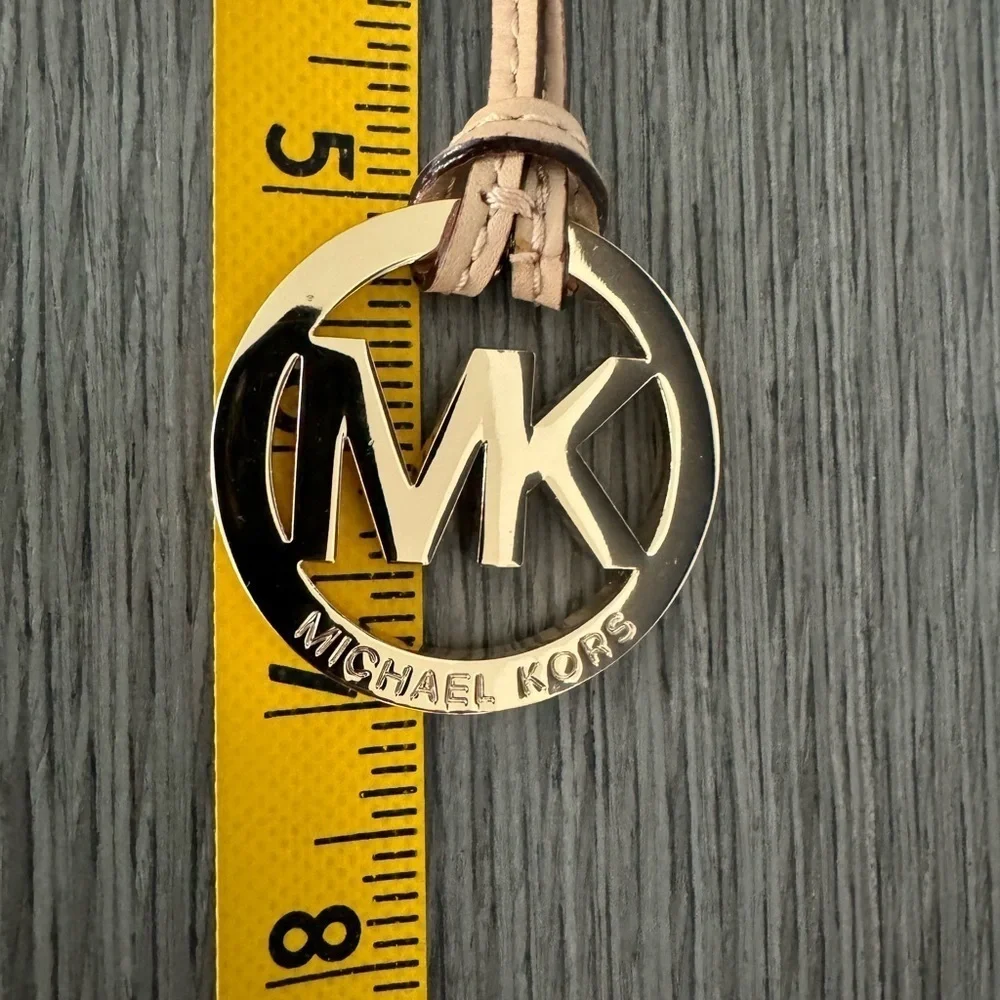 Michael Kors Medallion With Beige Leather Strap Bag‎ Accessory